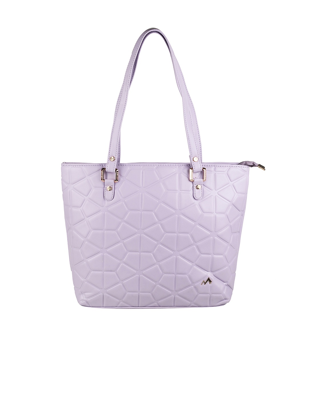 

Metro Textured Structured Shoulder Bag, Purple