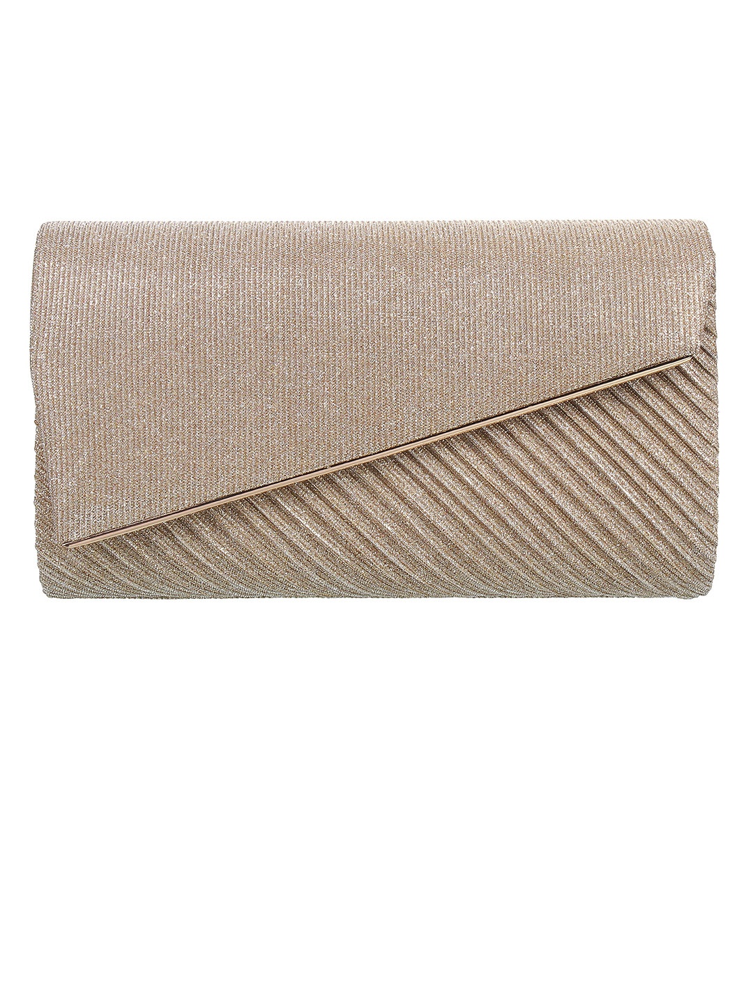 

Metro Embellished Foldover Clutches, Gold