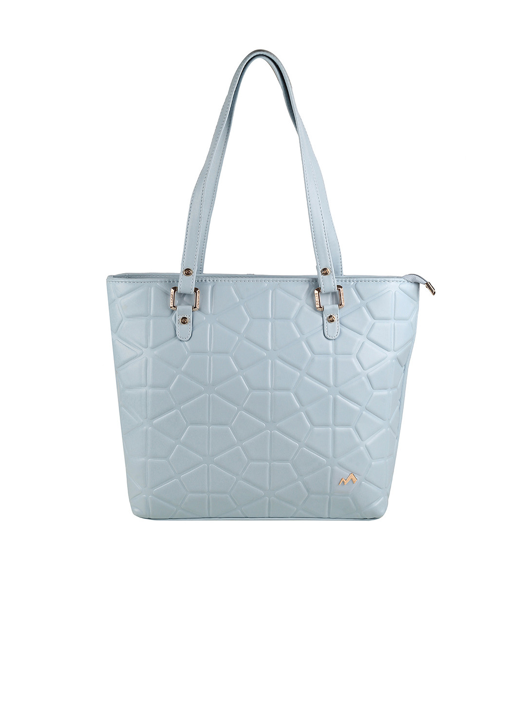 

Metro Textured Structured Shoulder Bag, Blue