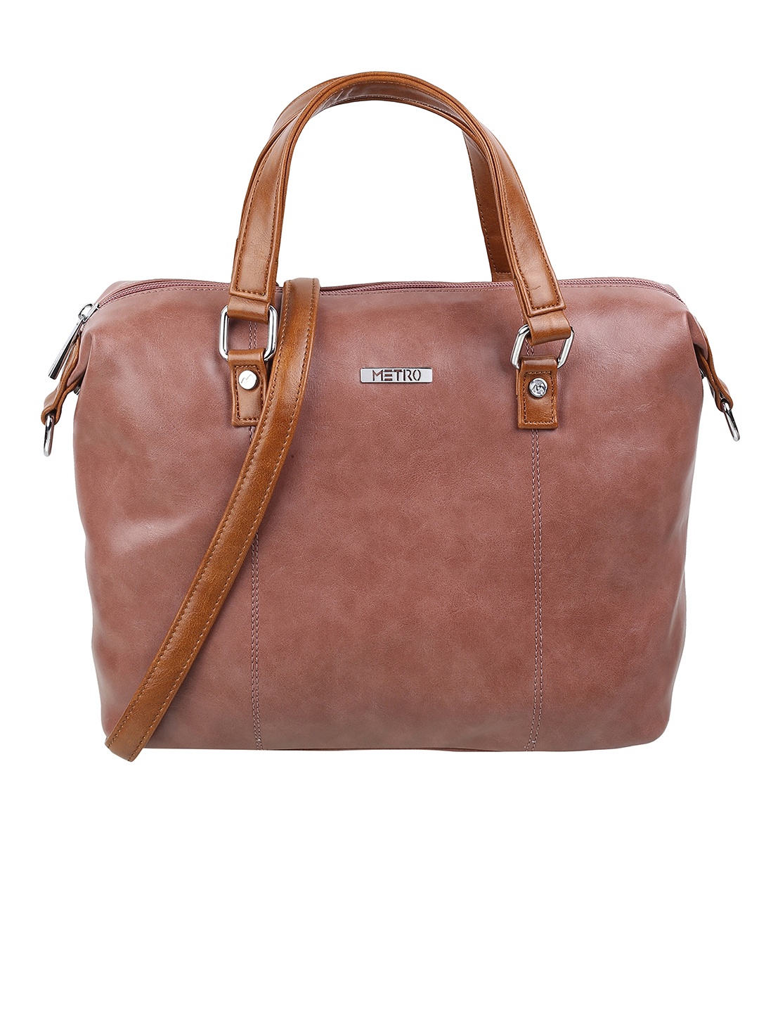 

Metro Structured Handheld Bag, Peach
