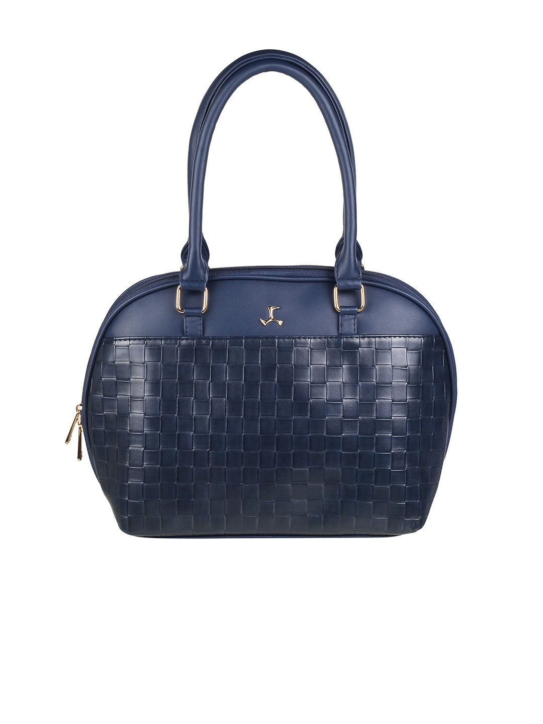

Mochi Textured Structured Handheld Bag, Blue