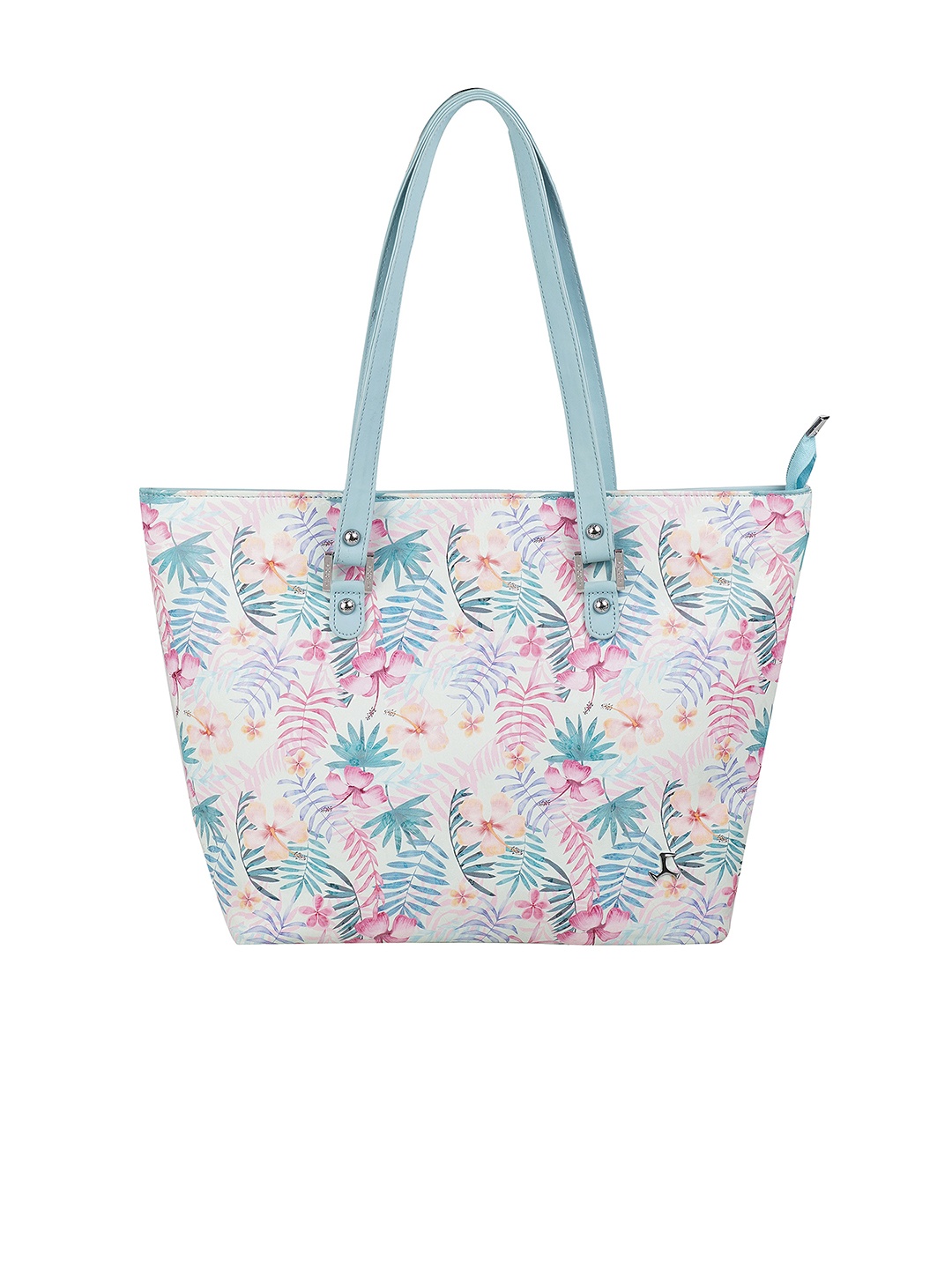 

Mochi Floral Printed Oversized Shopper Tote Bag, Blue