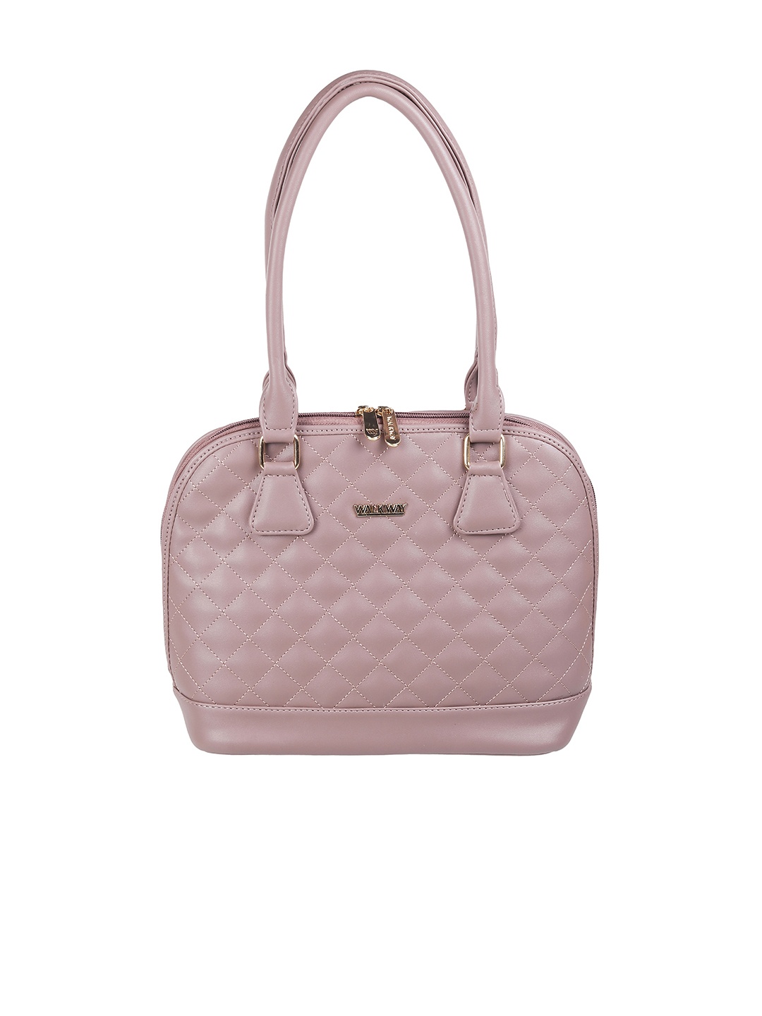 

WALKWAY by Metro Textured Quilted Structured Handheld Bag, Pink