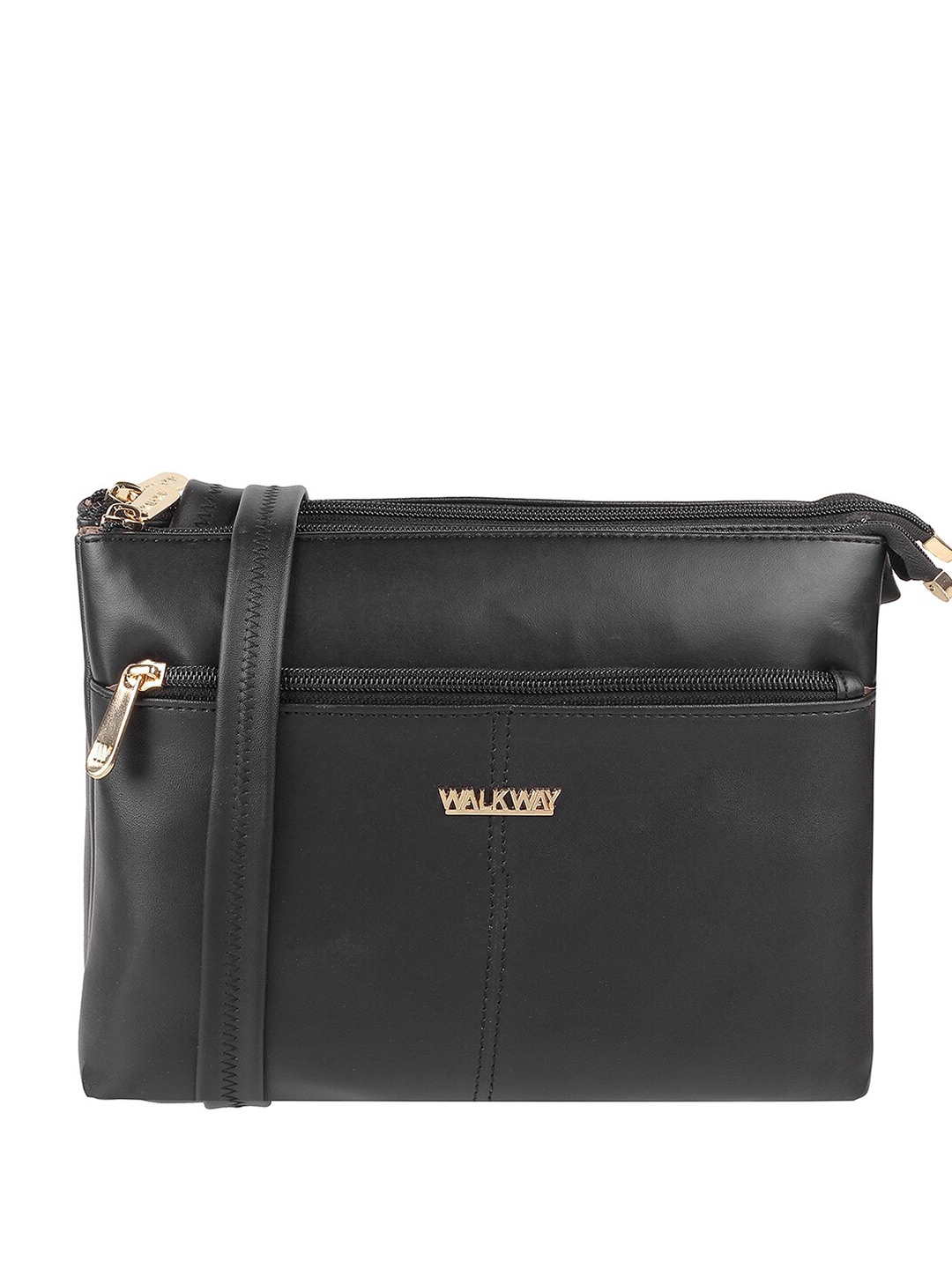 

WALKWAY by Metro Structured Sling Bag, Black