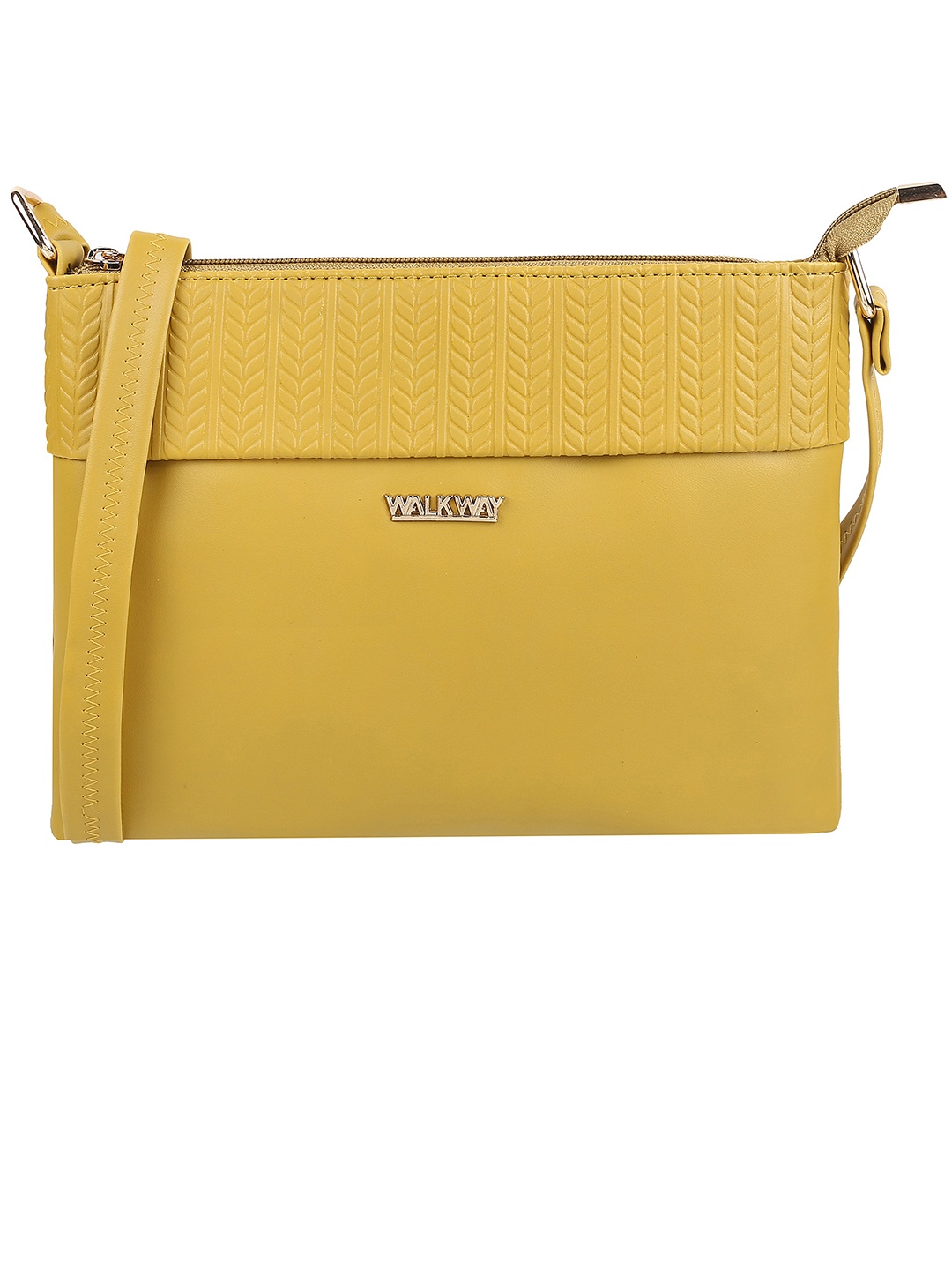 

WALKWAY by Metro Structured Sling Bag, Yellow