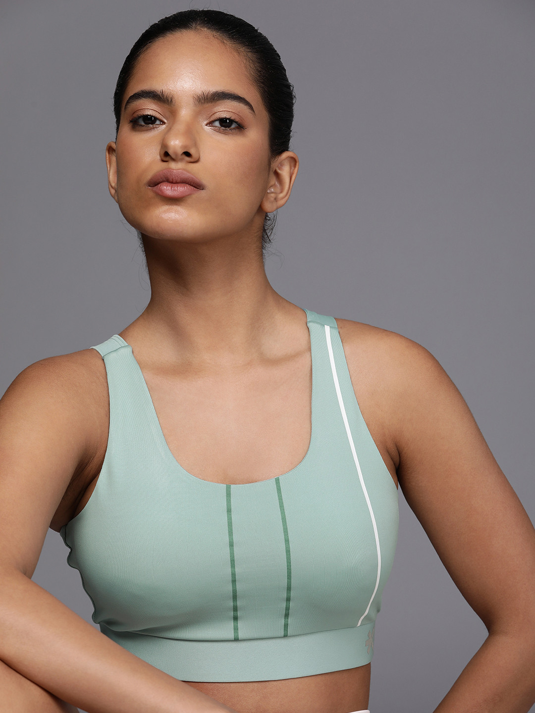 

HRX by Hrithik Roshan Full Coverage Rapid Dry Lightly Padded Bra, Blue