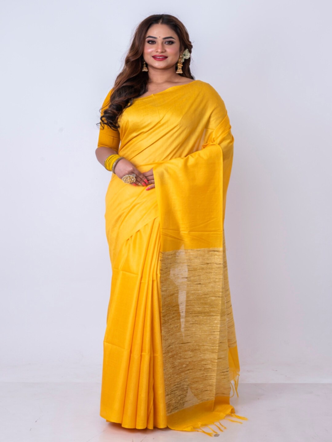 

Morchari Bhagalpuri Saree, Yellow
