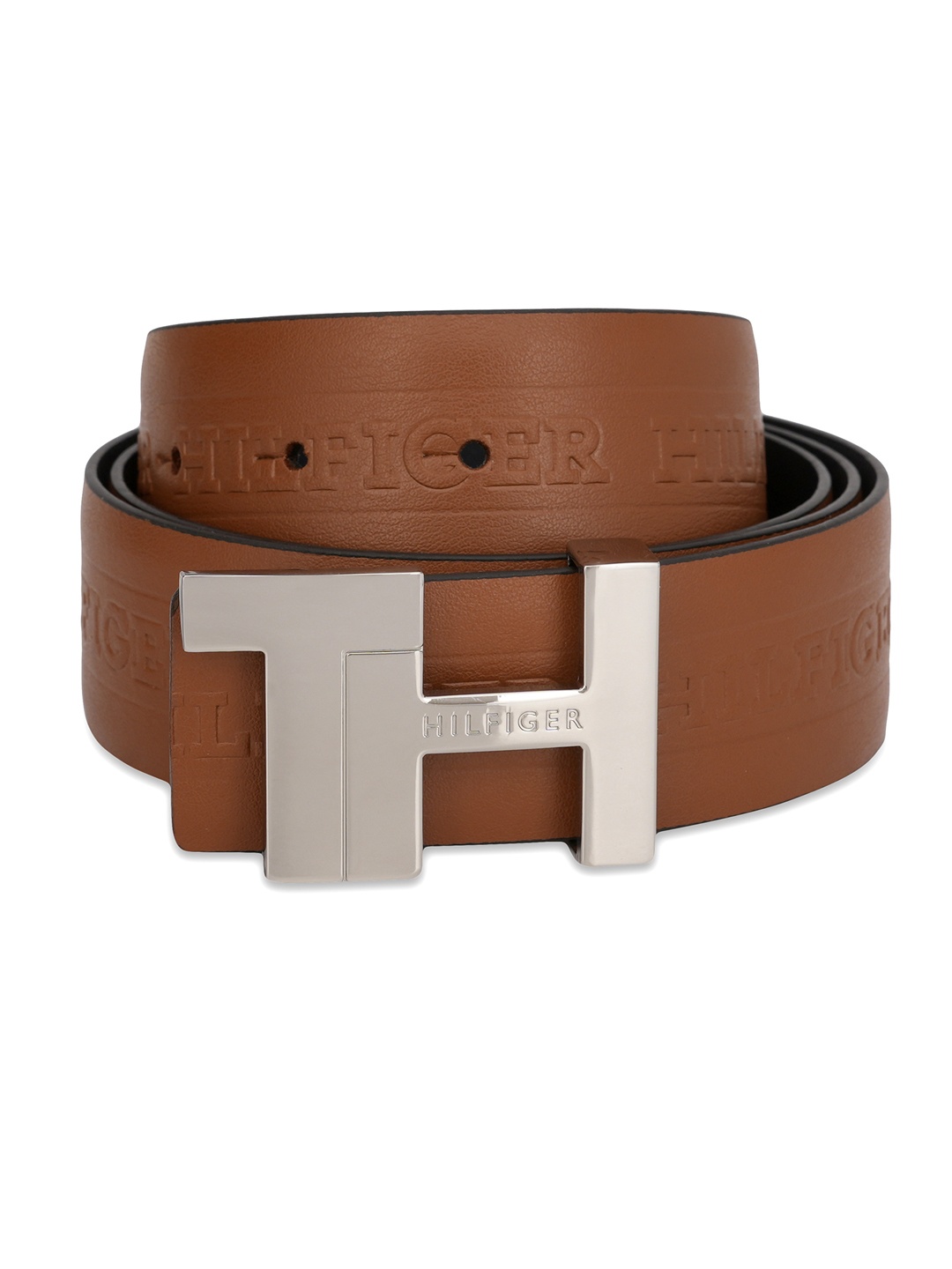 

Tommy Hilfiger Men Leather Reversible Belt, Tan