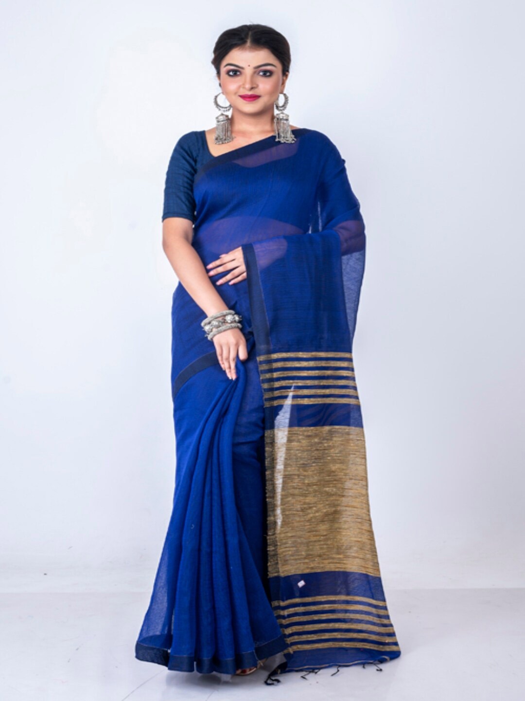 

Morchari Saree, Blue