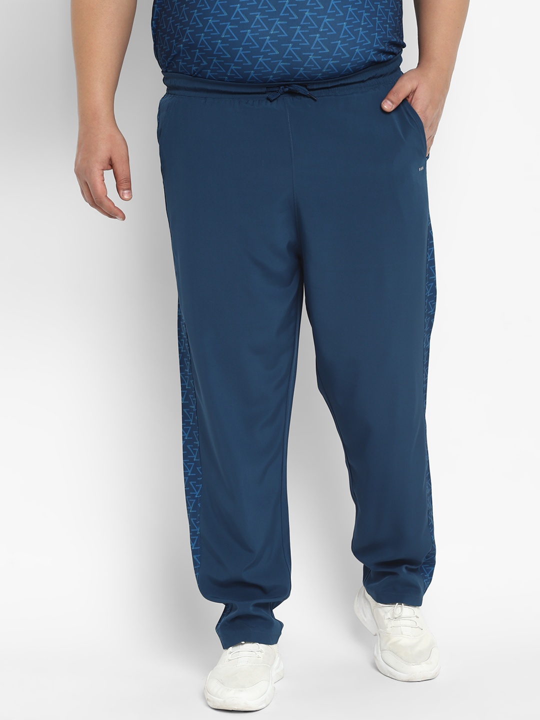 

Sztori Plus Size Active Wear Men Regular Fit Joggers, Blue