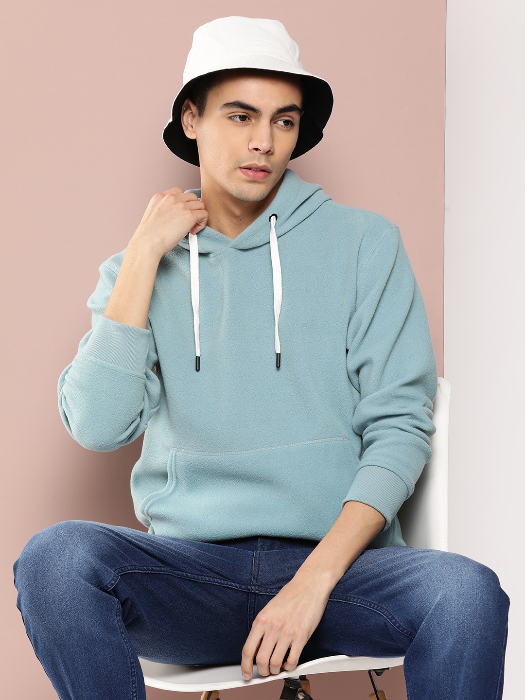 

Harvard Men Hooded Sweatshirt, Blue