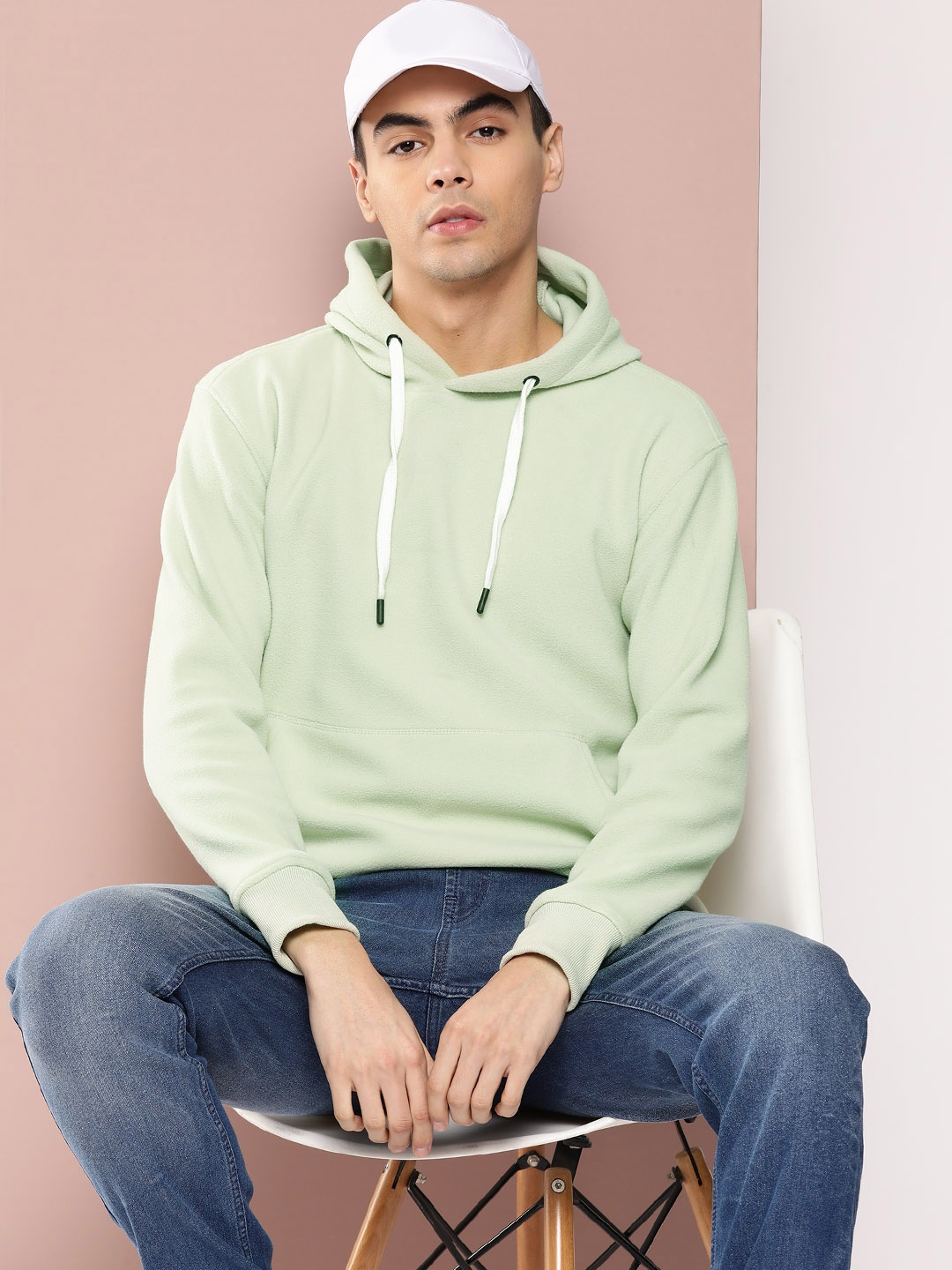 

Harvard Men Hooded Sweatshirt, Sea green