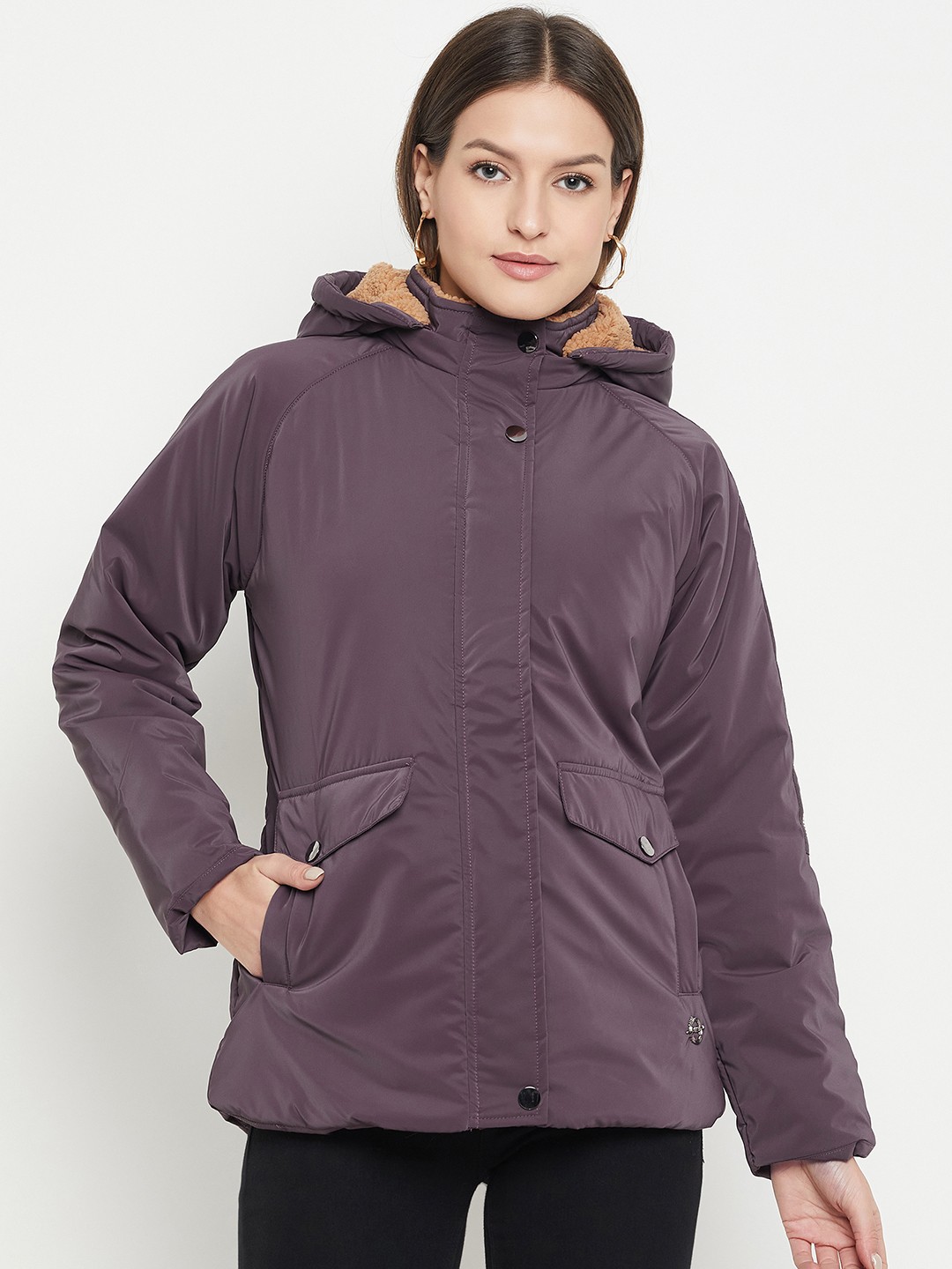 

Duke Hooded Padded Jacket, Purple