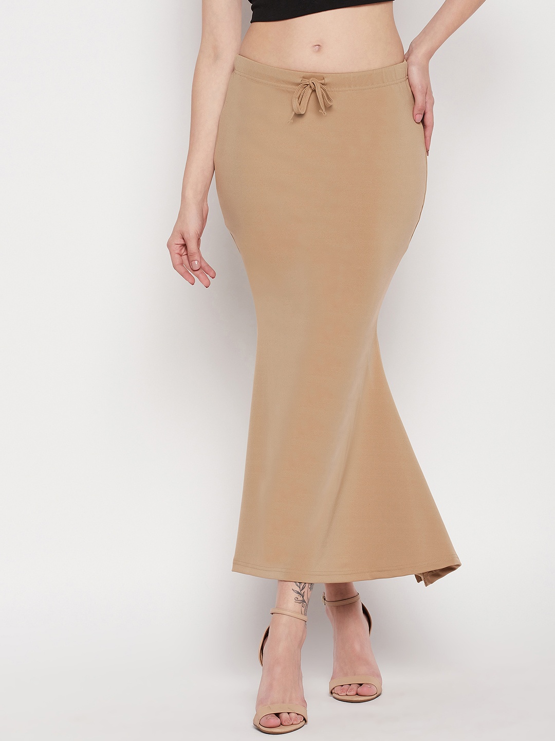

THE PAJAMA FACTORY Women Saree Shapewear Inskirt, Nude