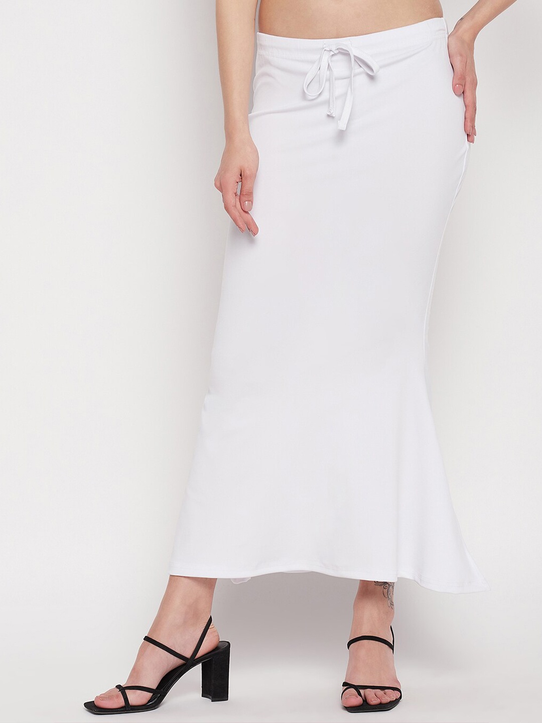 

THE PAJAMA FACTORY Women Saree Shapewear Inskirt, White
