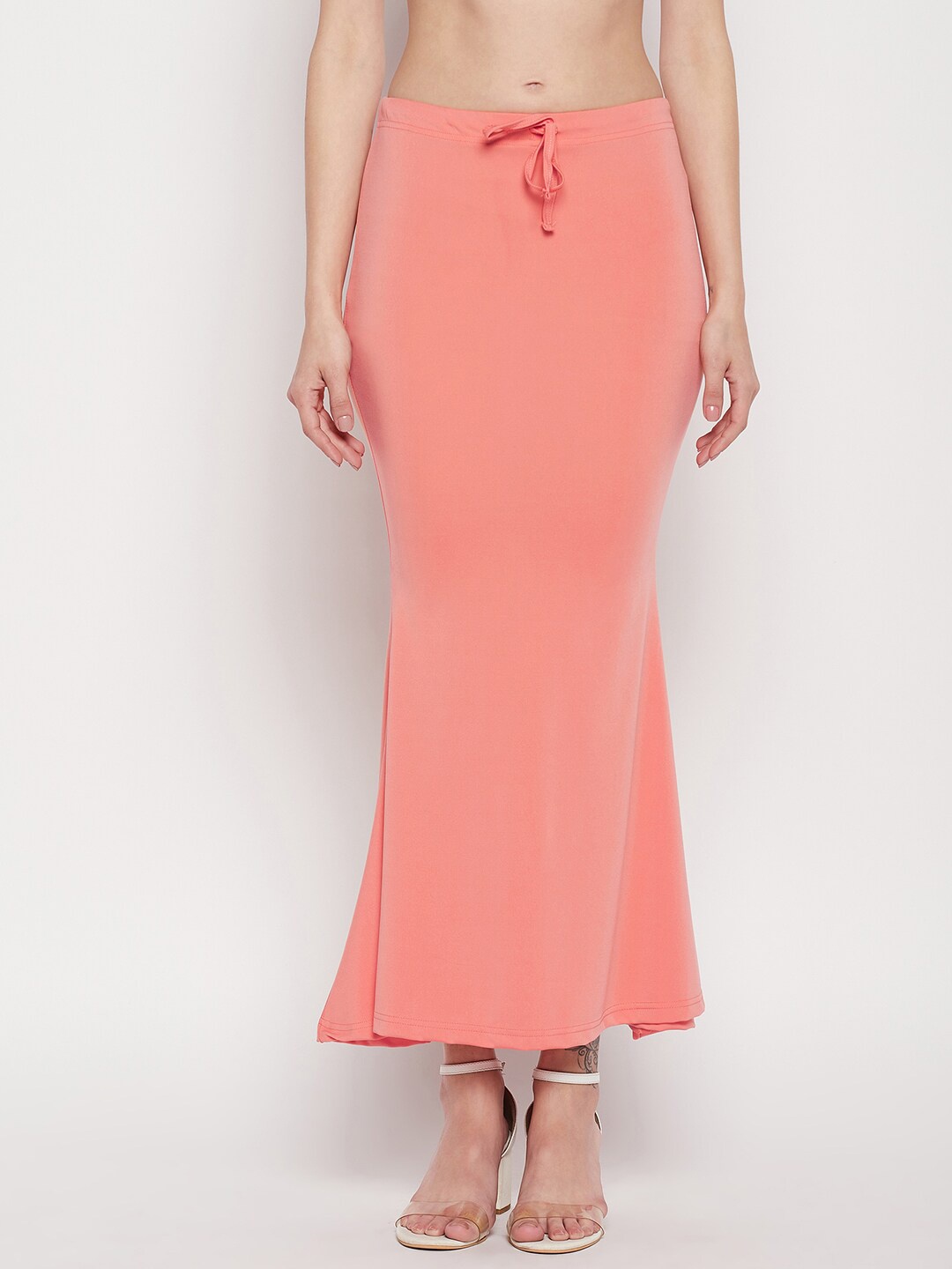 

THE PAJAMA FACTORY Women Saree Shapewear Inskirt, Peach