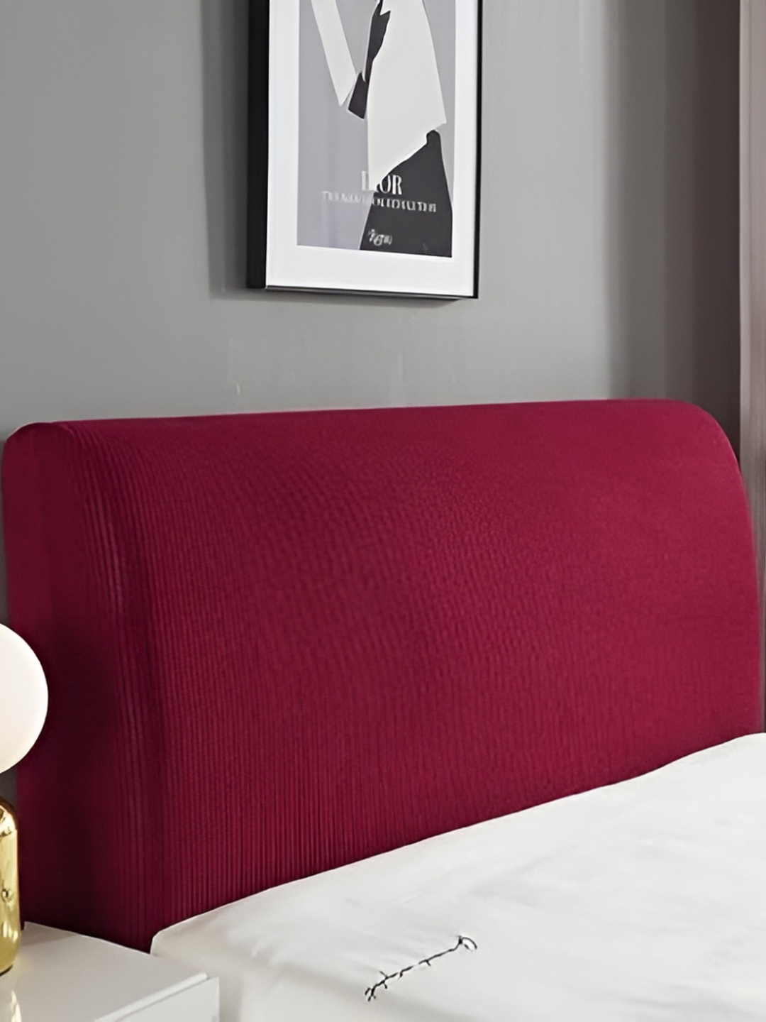 

HomeCloud Red Chenille Sofa Cover