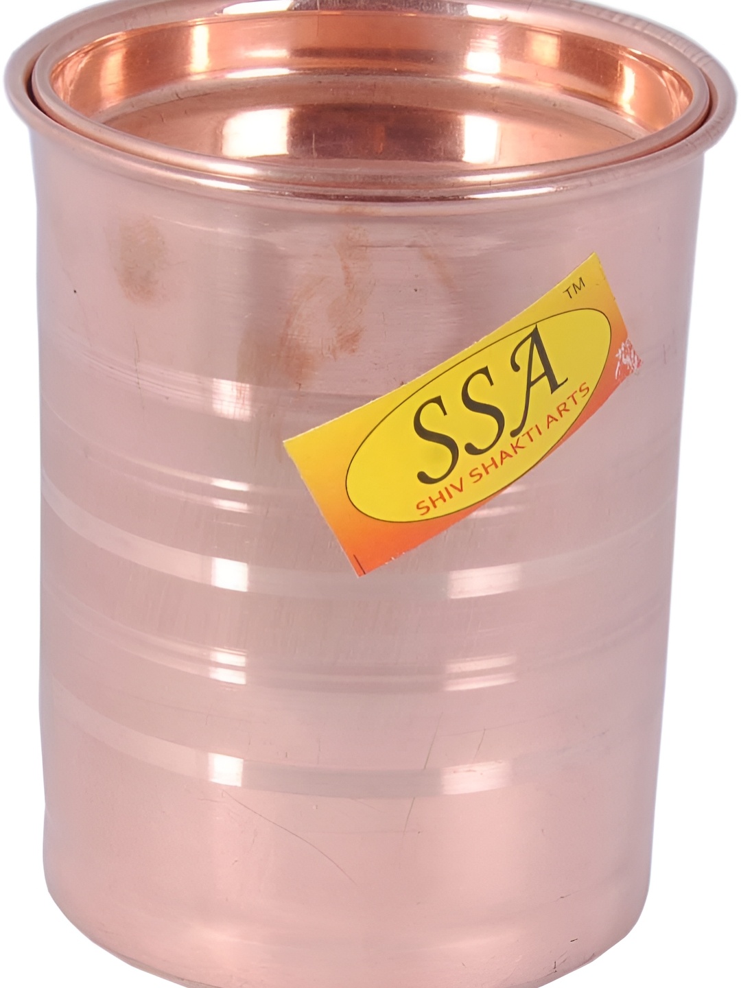 

Shivshakti Arts Brown Copper Water Glass