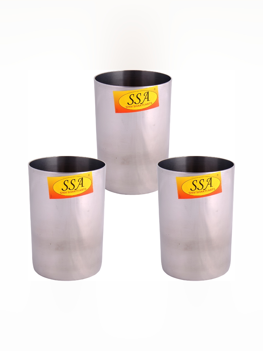 

Shivshakti Arts 3 Pieces Stainless Steel Water Glass 300 Ml