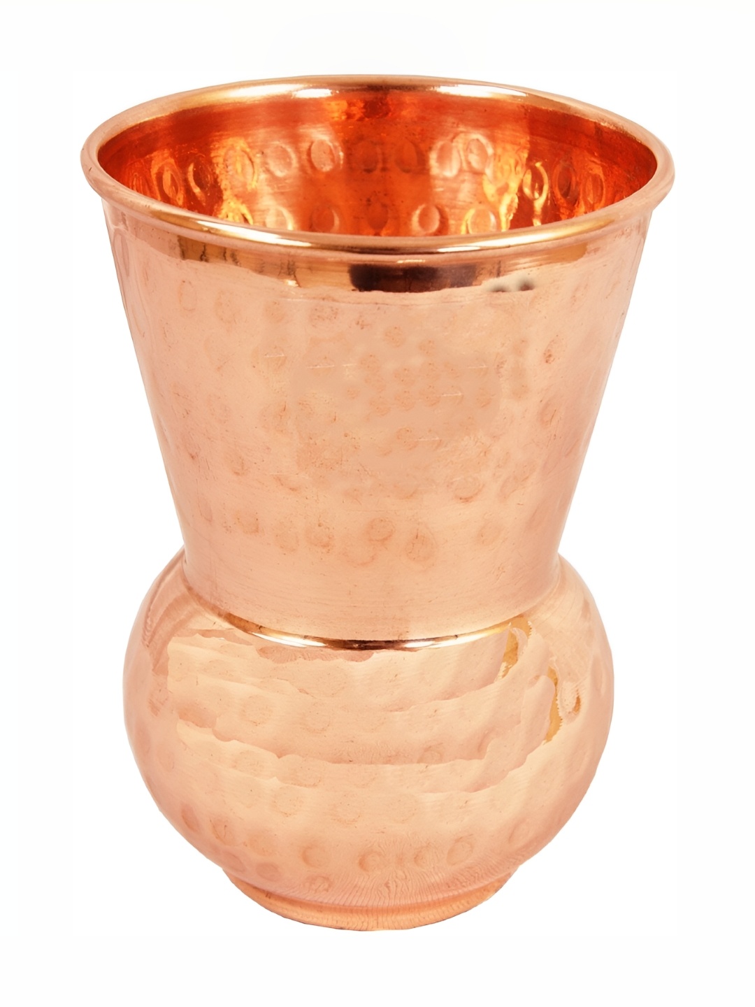 

Shivshakti Arts Brown Copper Easy To Clean Water Glass 375 ML