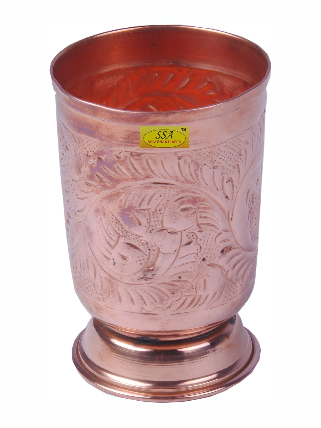 

Shivshakti Arts Easy to Clean Copper Water Glass 350ml