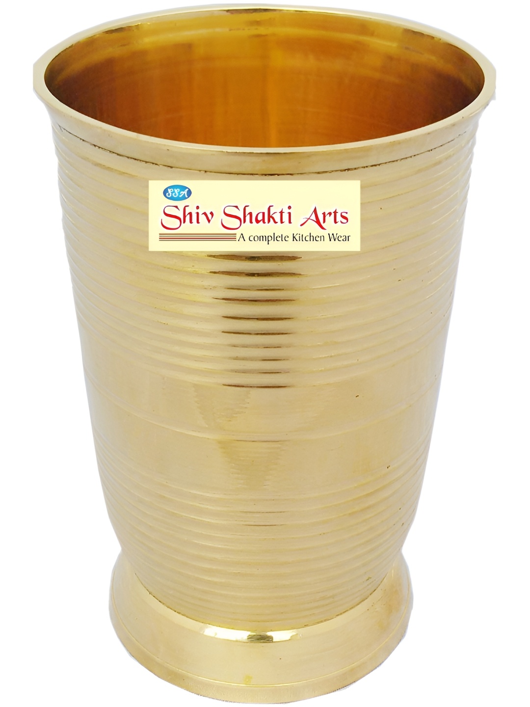 

Shivshakti Arts Purple Textured Easy to Copper Easy To Clean Water Glass