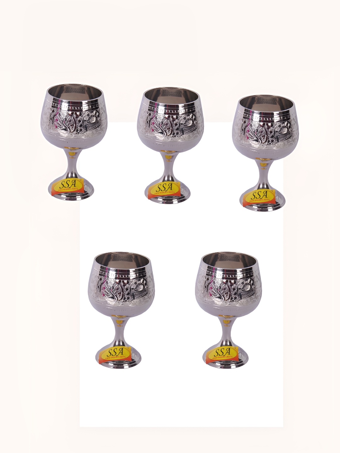 

Shivshakti Arts Brown 6 Pieces Copper Water Glass