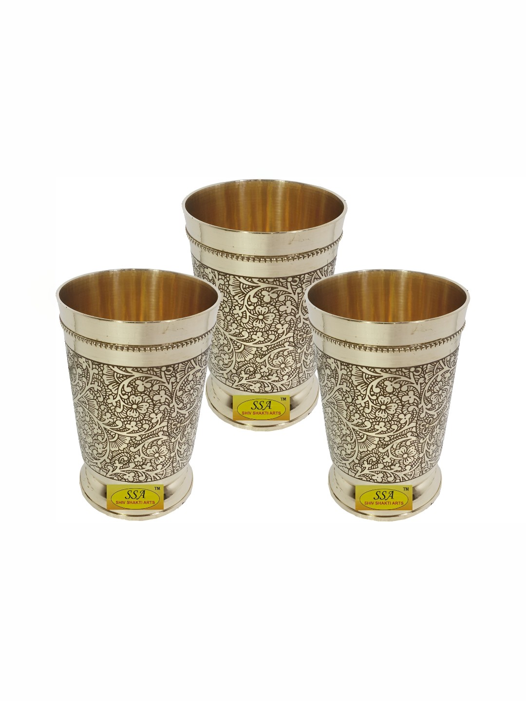 

Shivshakti Arts Brown 6 Pieces Copper Water Glass