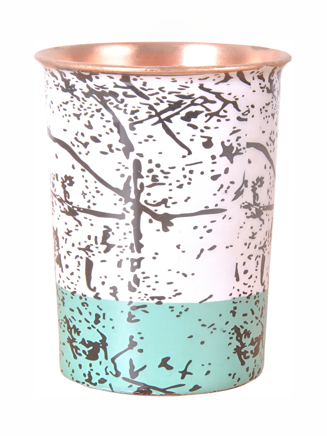 

Shivshakti Arts Copper Toned Easy to Clean Brass Water or Juice Glass 250 ml