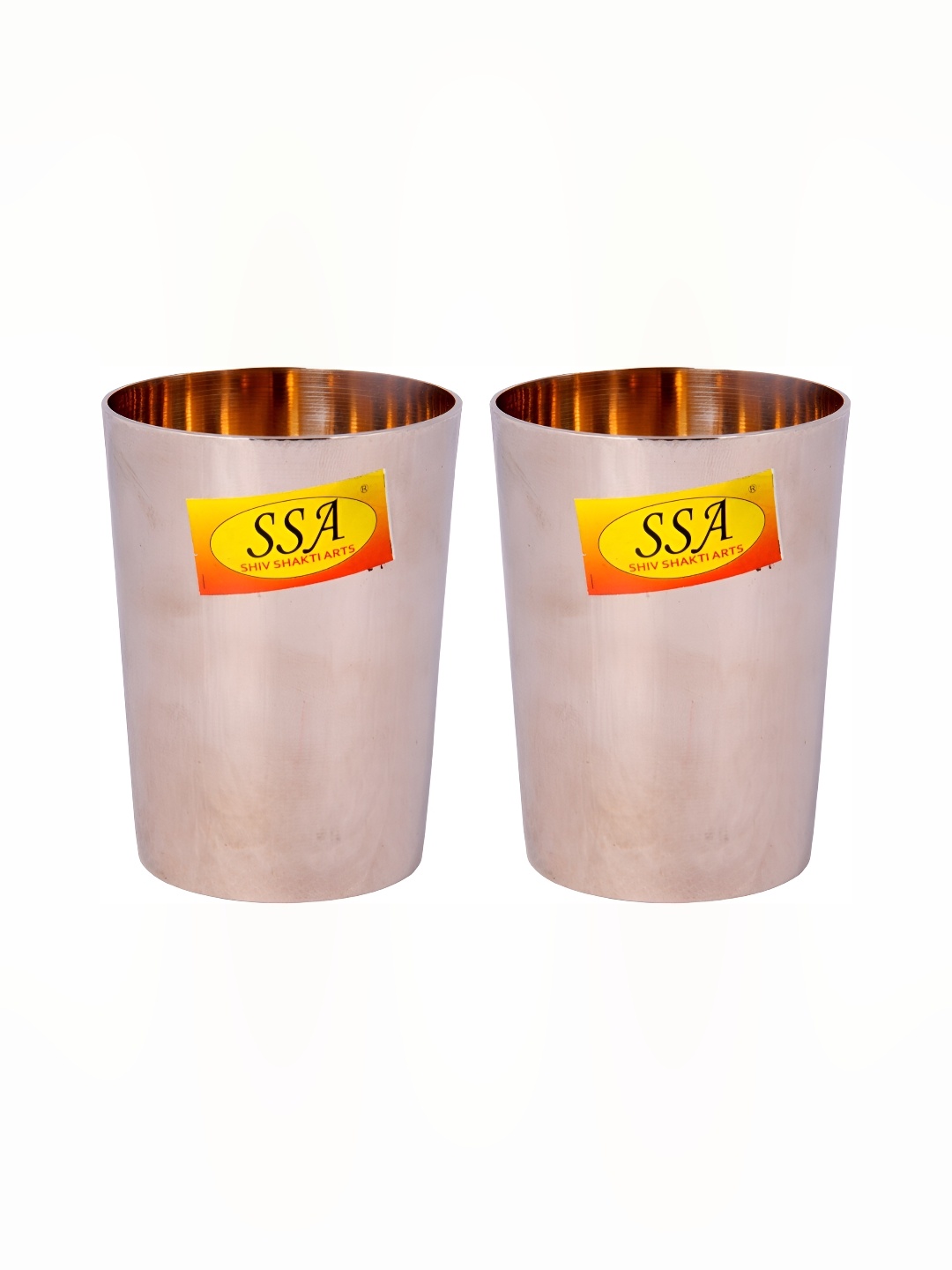 

Shivshakti Arts Brown Easy to Clean Copper Water or Juice Glass