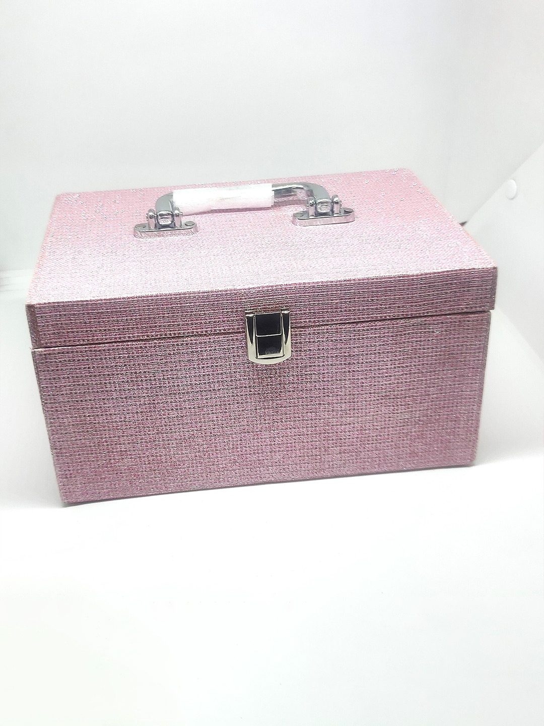 

COSMO HUB Women Self-Design Makeup Box, Pink