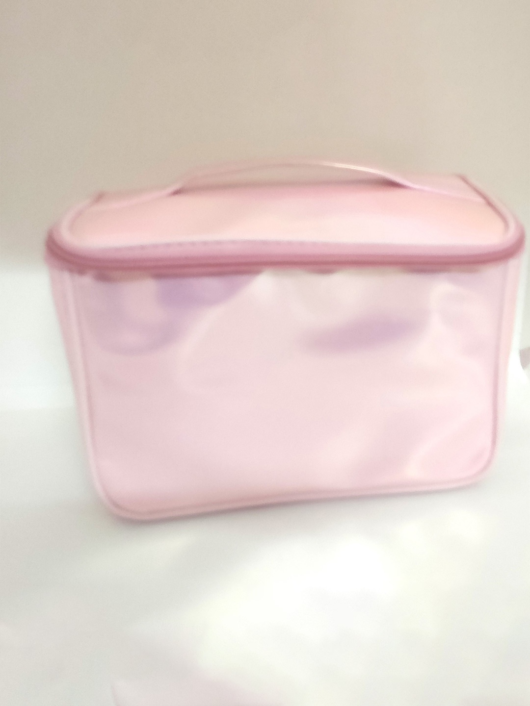 

COSMO HUB Women Self-Design Makeup Pouch, Pink