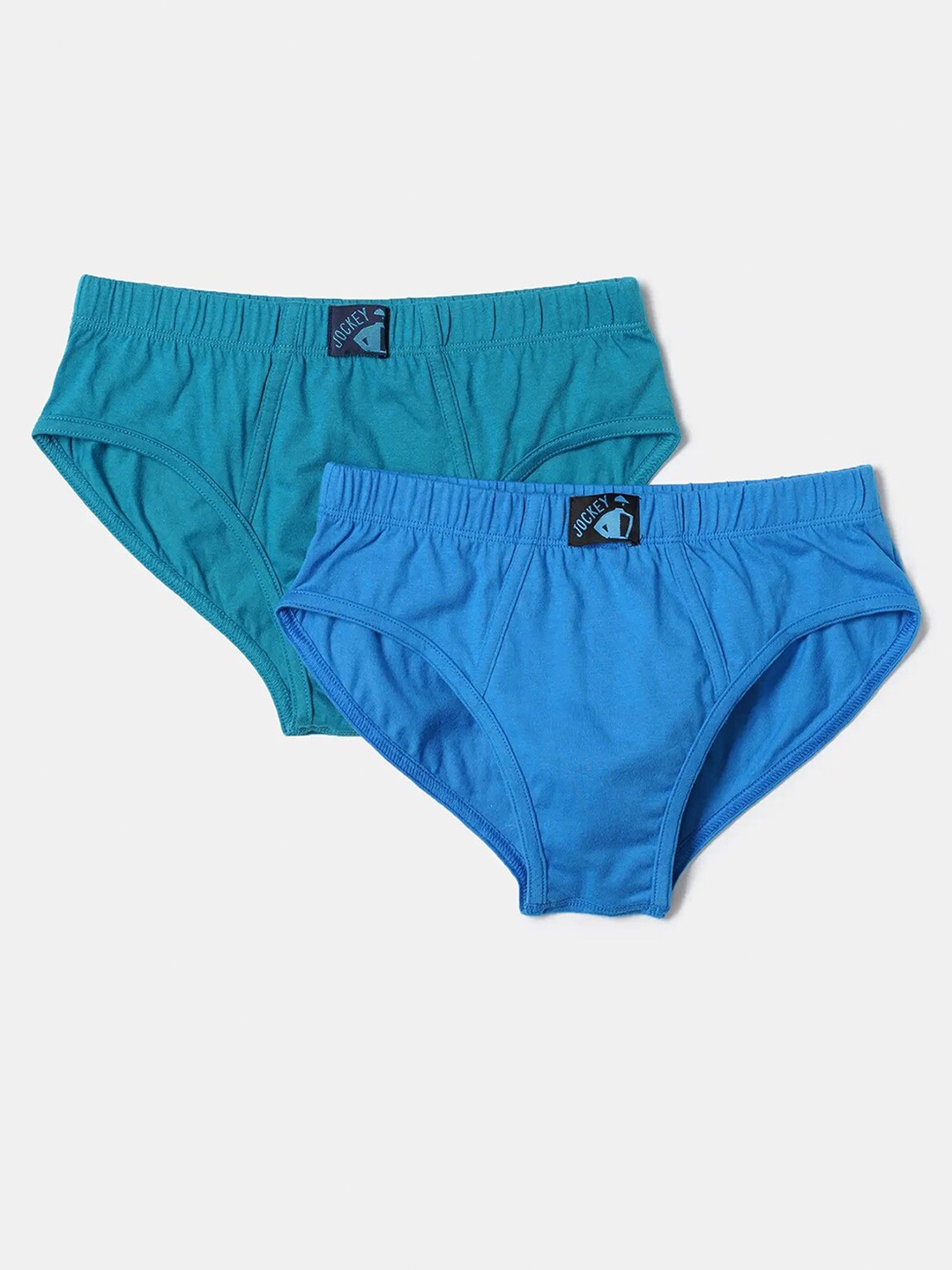 

Jockey Boys Pack Of 2 Super Combed Cotton Solid Briefs- 3035, Assorted