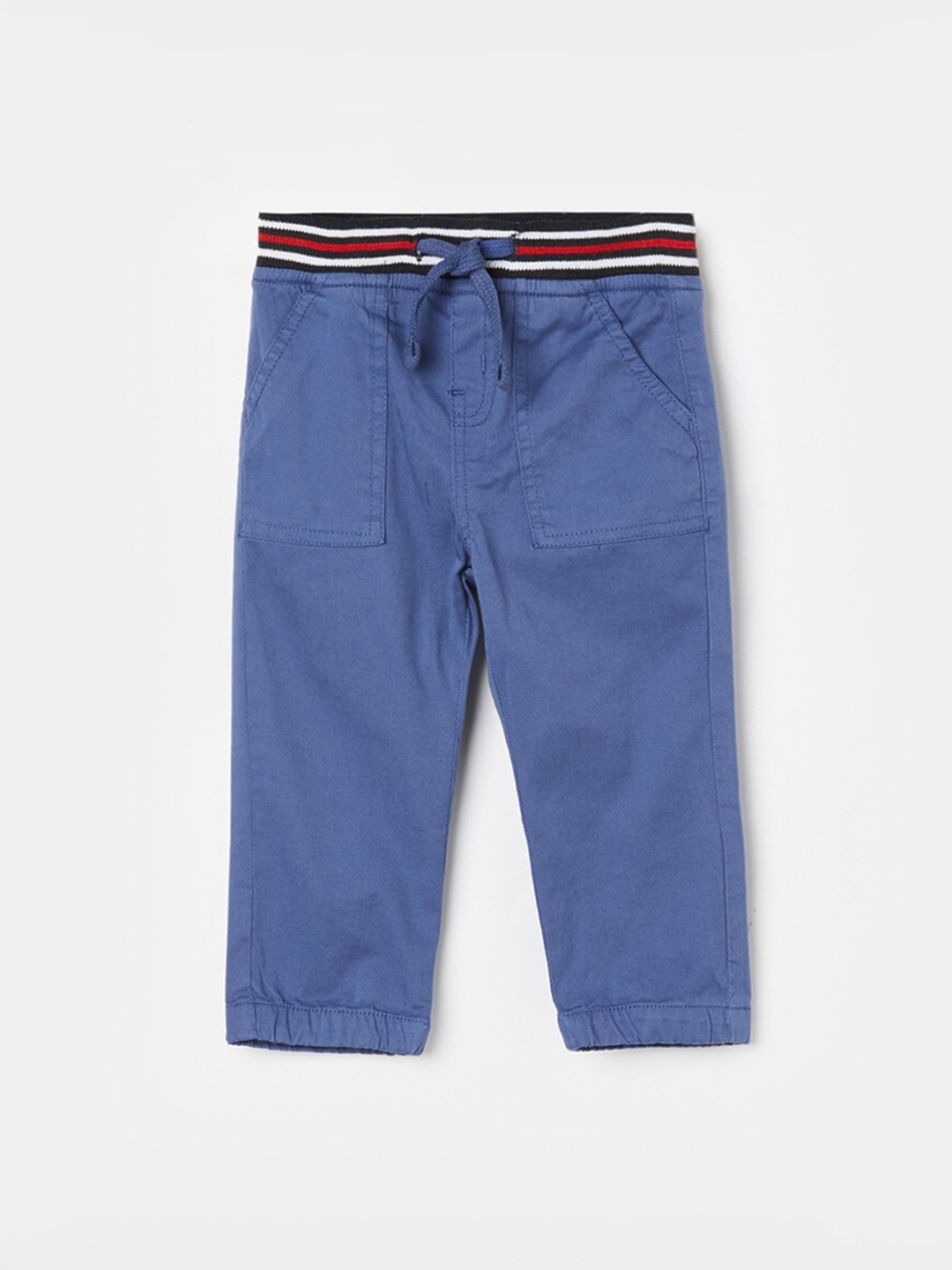 

Juniors by Lifestyle Boys Woven Cotton Regular Trousers, Blue