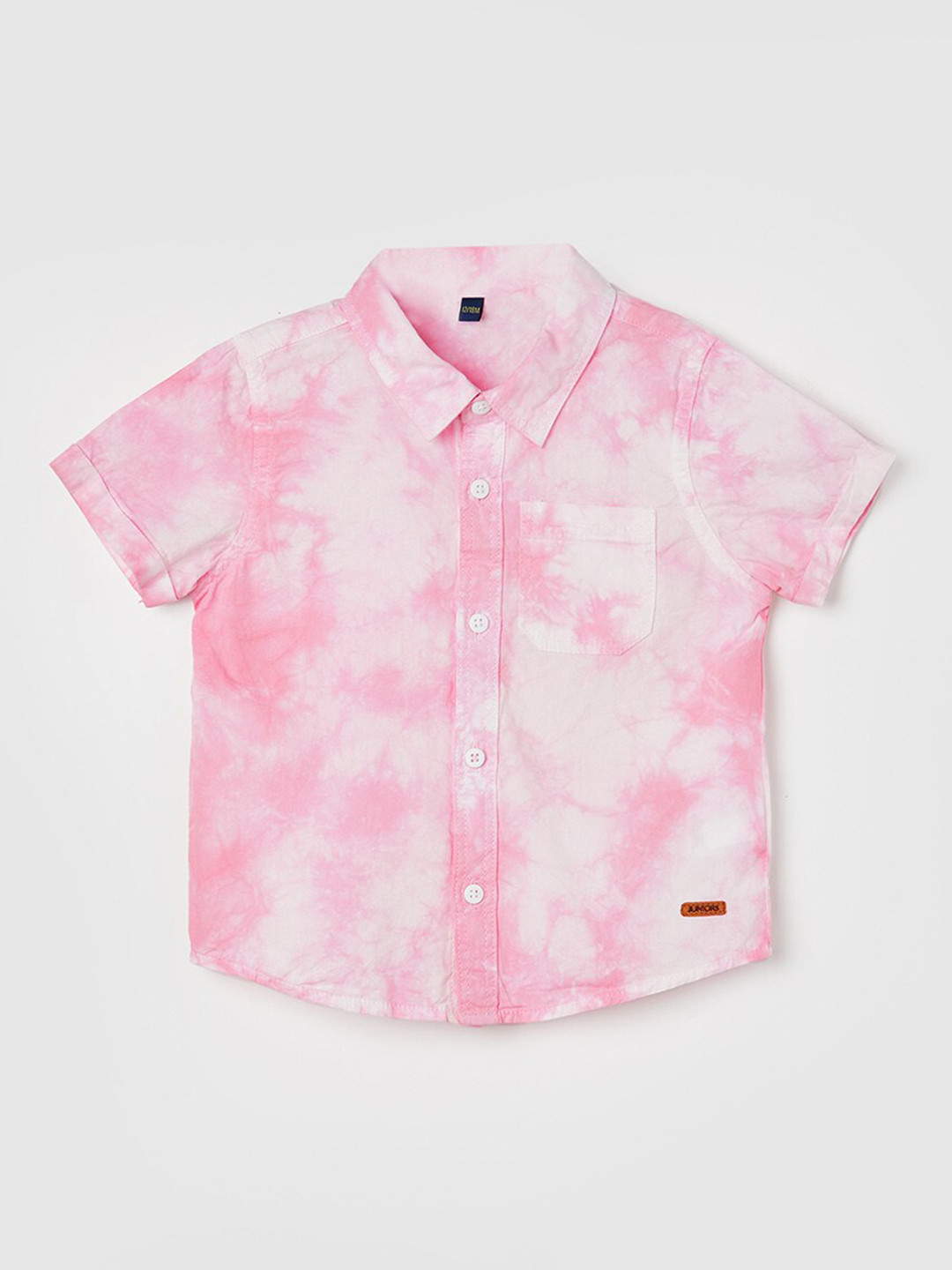 

Juniors by Lifestyle Boys Opaque Cotton Casual Shirt, Pink