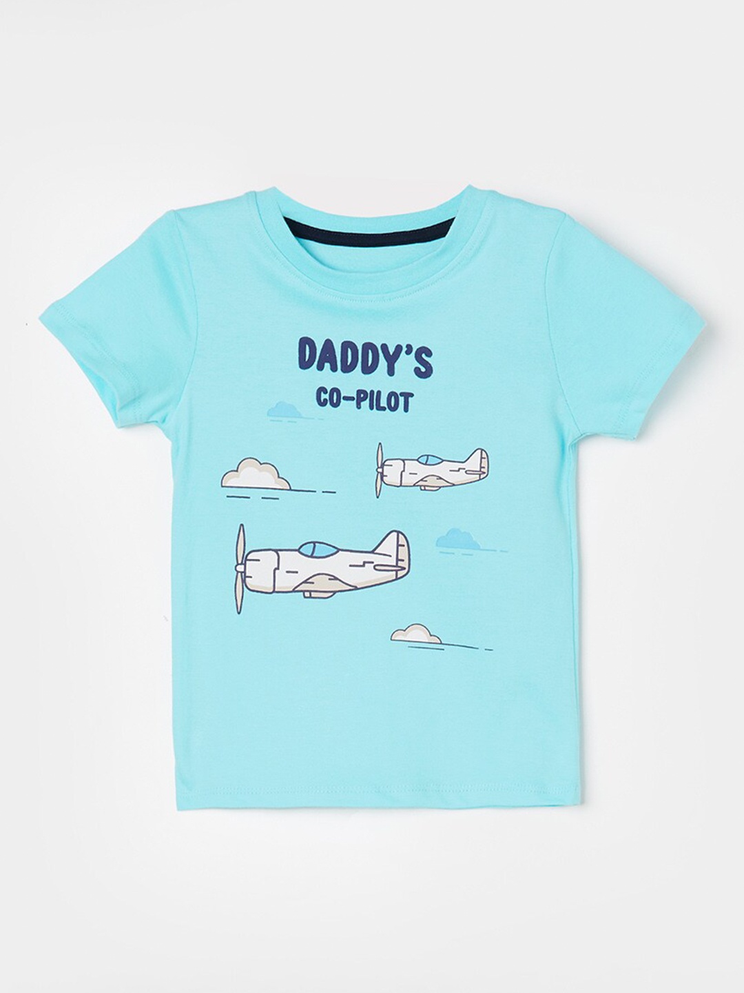 

Juniors by Lifestyle Boys Round Neck Cotton T-shirt, Blue