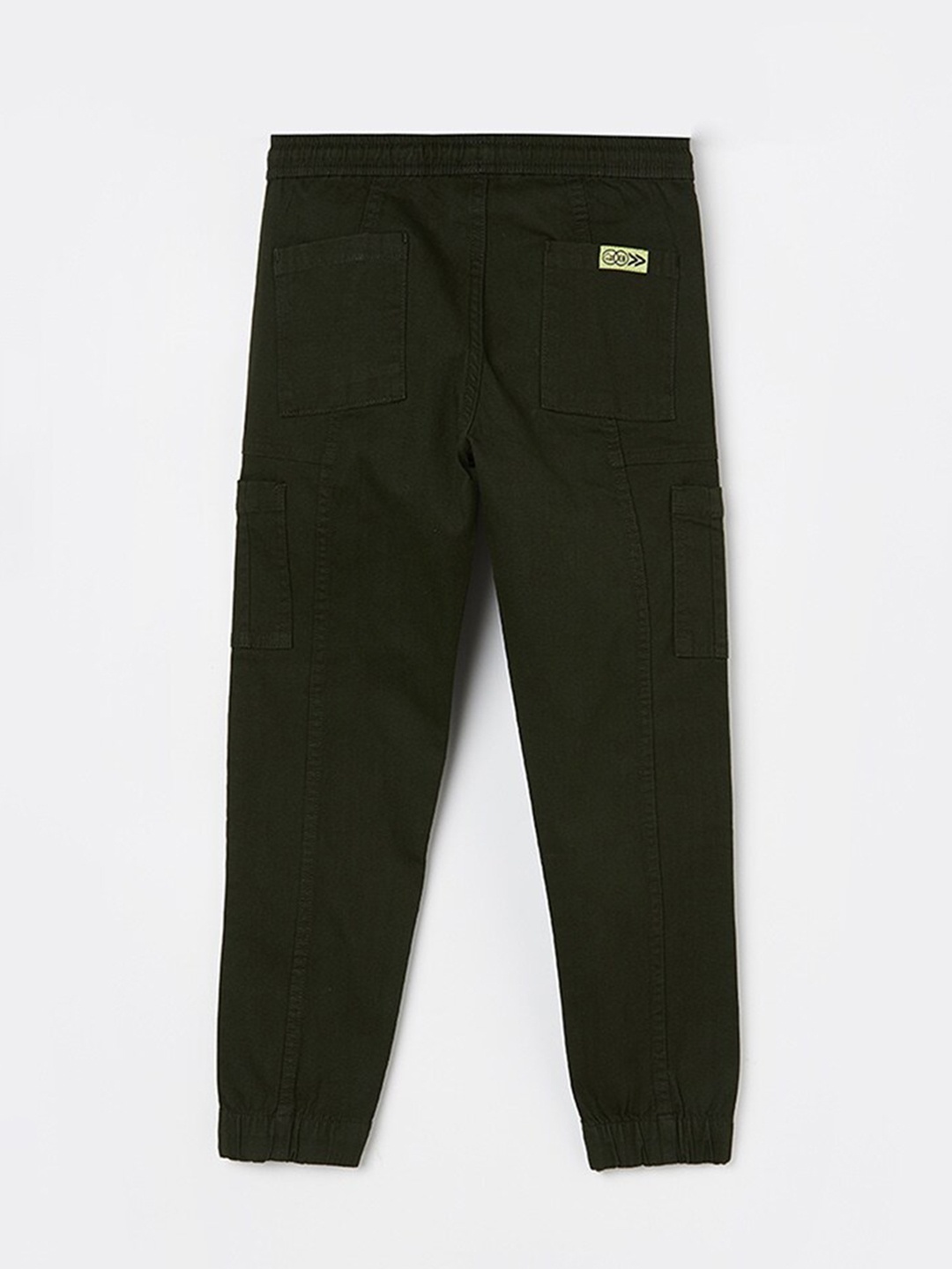 

Fame Forever by Lifestyle Boys Cotton Regular Trousers, Olive