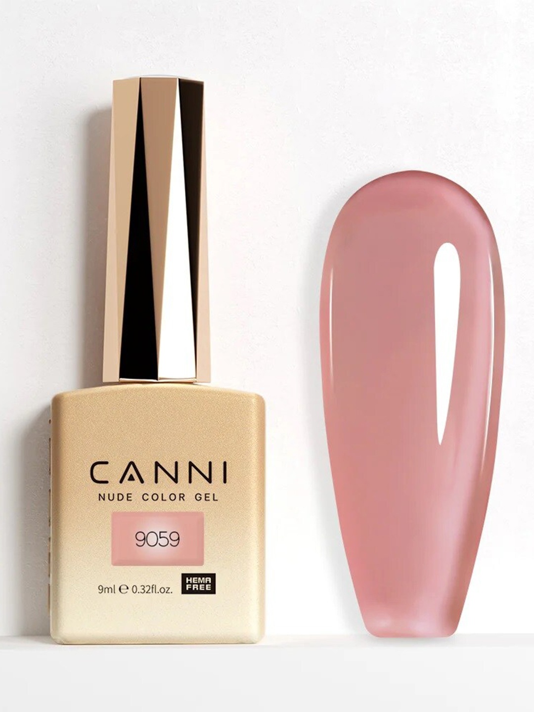 

CANNI Hema Free UV Gel Nail Polish 9ml - Nude9059, Pink