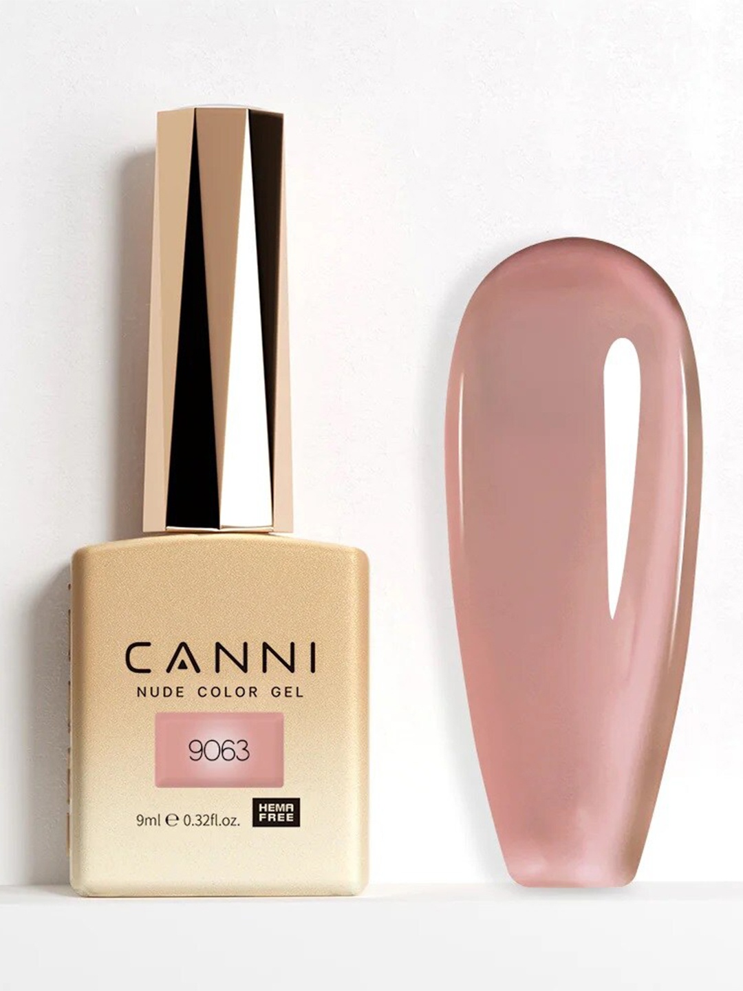 

CANNI UV LED Color Nail Gel Polish - 9ml - 9063, Nude
