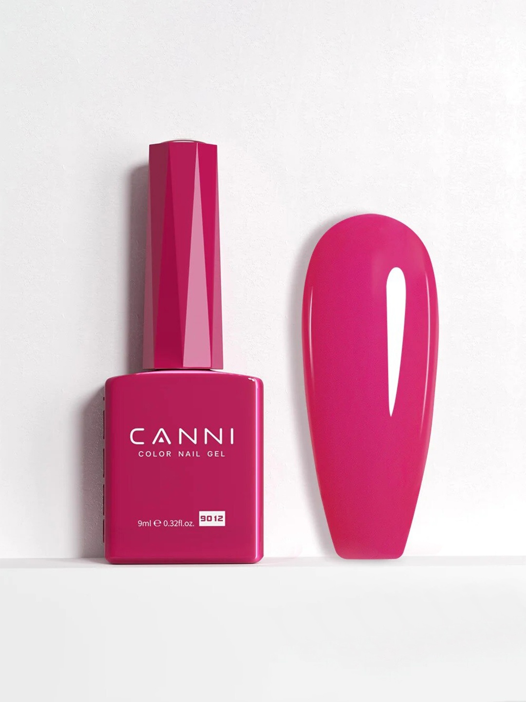 

CANNI Color Nail Gel UV LED Long Lasting Nail Polish 9ml - Shade 9012, Pink