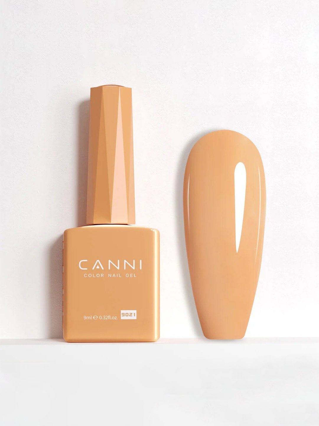 

CANNI Color Nail Gel UV LED Long Lasting Nail Polish 9ml - Shade 9021, Peach