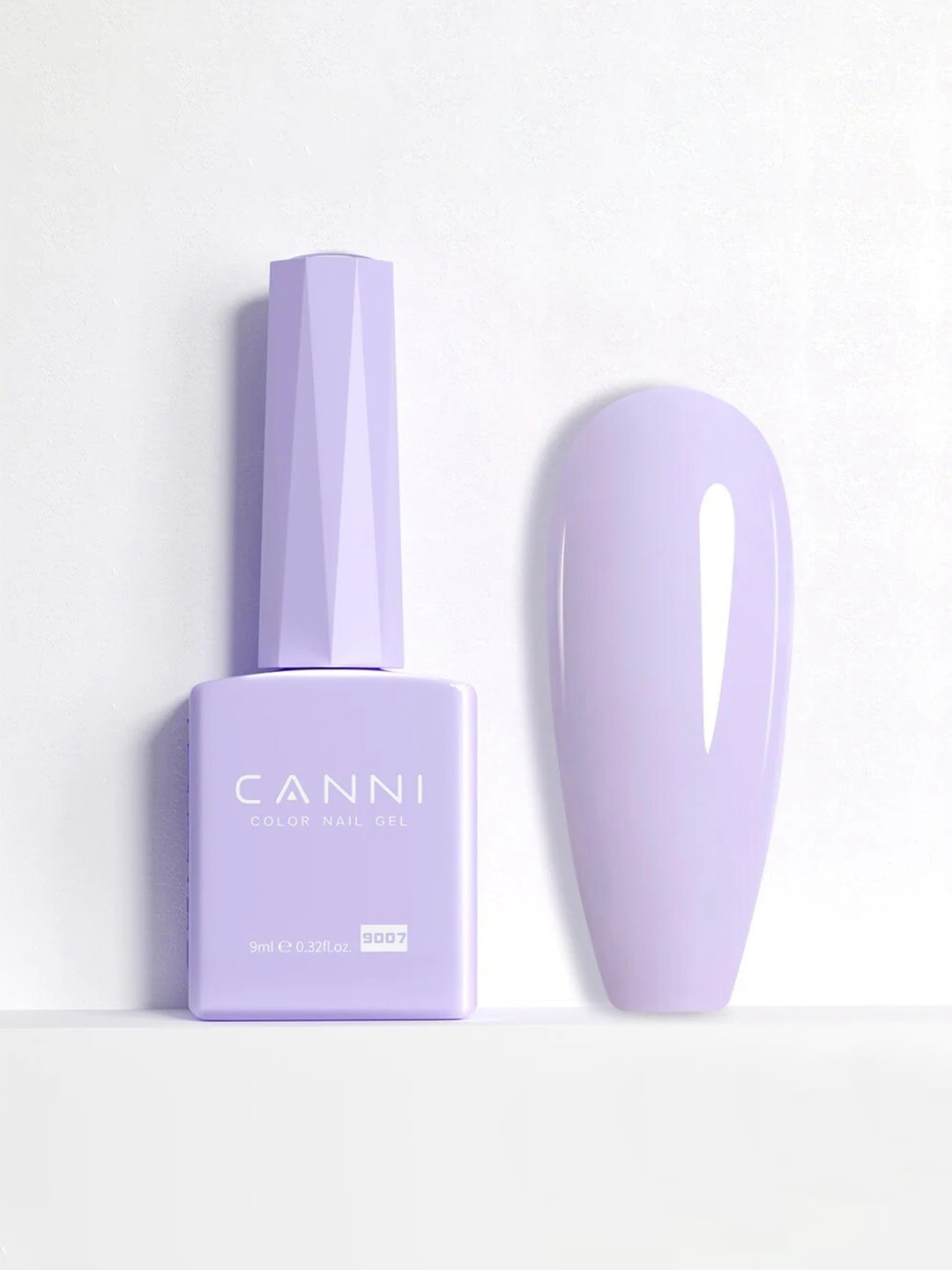 

CANNI Color Nail Gel UV LED Long Lasting Nail Polish 9ml - Shade 9007, Lavender