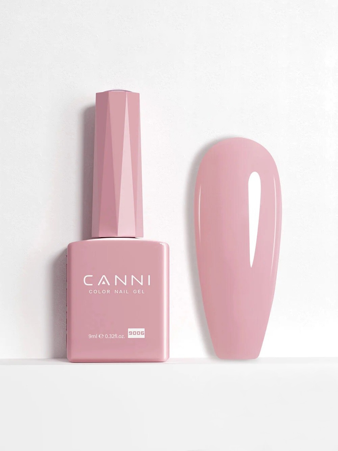

CANNI Color Nail Gel UV LED Long Lasting Nail Polish 9ml - Shade 9006, Pink