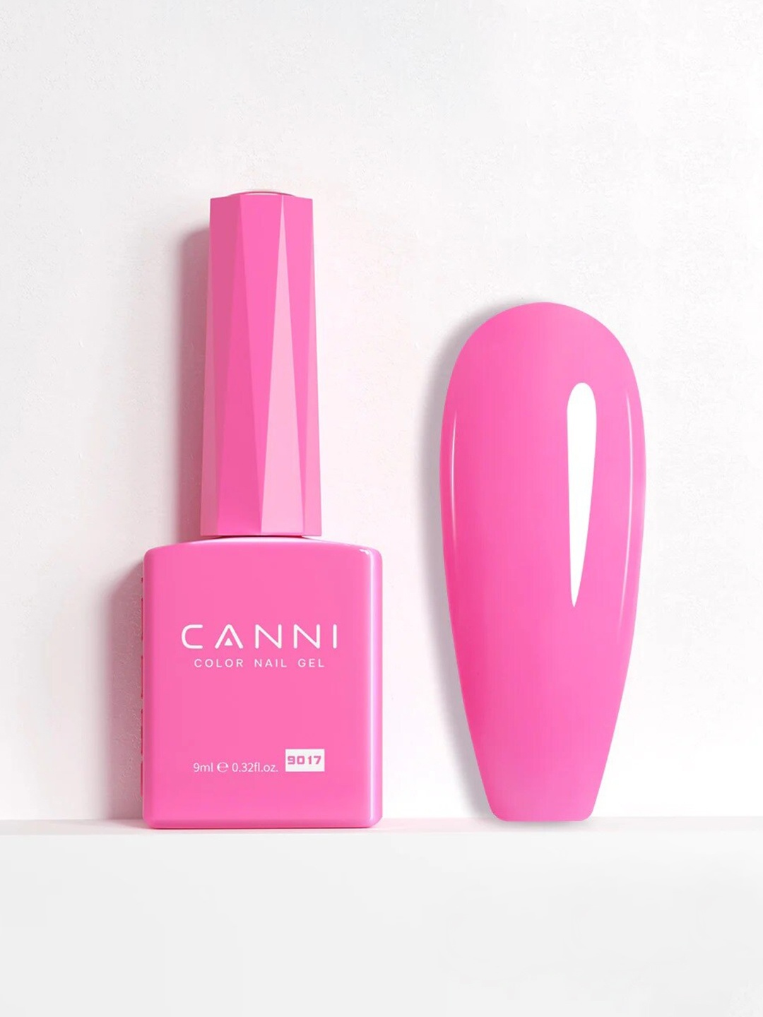 

CANNI Color Nail Gel UV LED Long Lasting Nail Polish 9ml - Shade 9017, Fuchsia