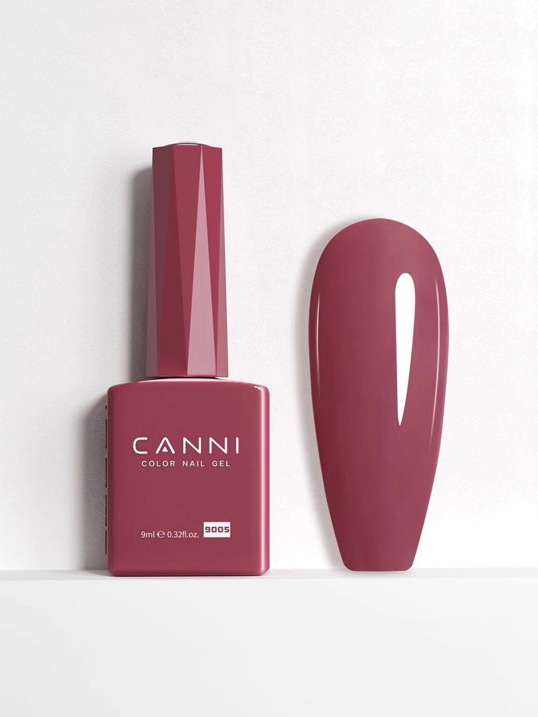 

CANNI Color Nail Gel UV LED Long Lasting Nail Polish 9ml - Shade 9005, Pink