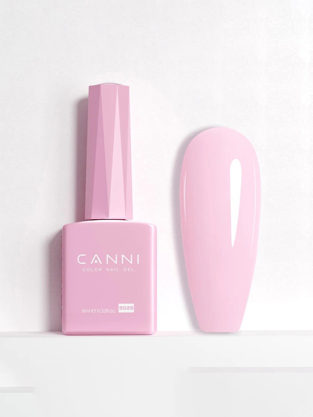 

CANNI Color Nail Gel UV LED Long Lasting Nail Polish 9ml - Shade 9026, Pink
