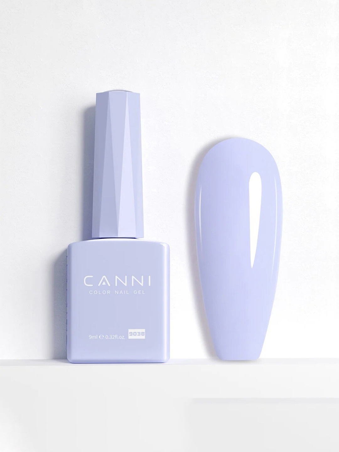 

CANNI Color Nail Gel UV LED Long Lasting Nail Polish 9ml - Shade 9038, Lavender