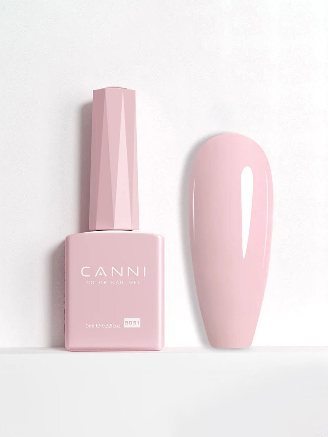 CANNI Color Nail Gel UV LED Long Lasting Nail Polish 9ml - Shade 9031, Pink