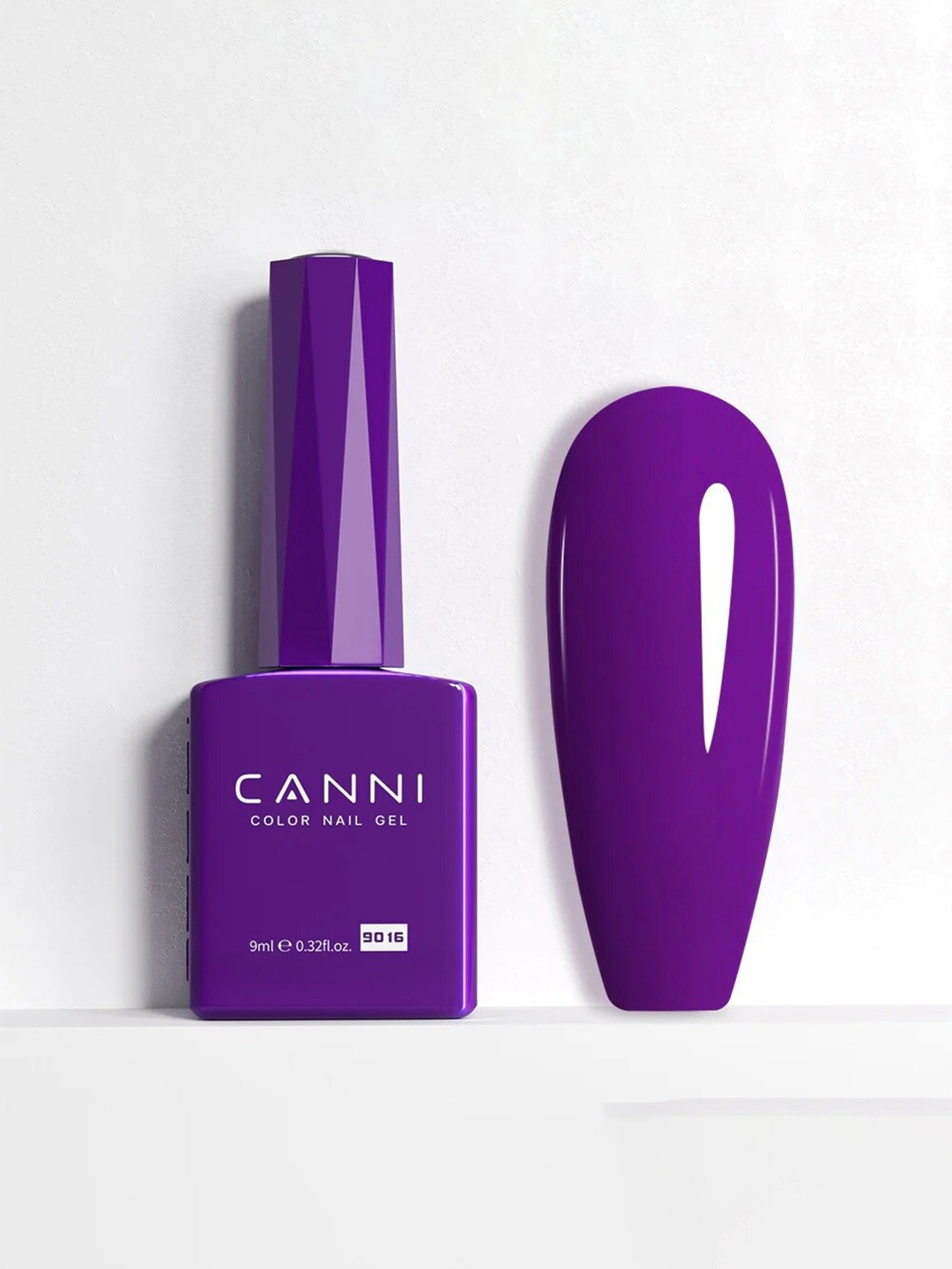 

CANNI Color Nail Gel UV LED Long Lasting Nail Polish 9ml - Shade 9016, Purple