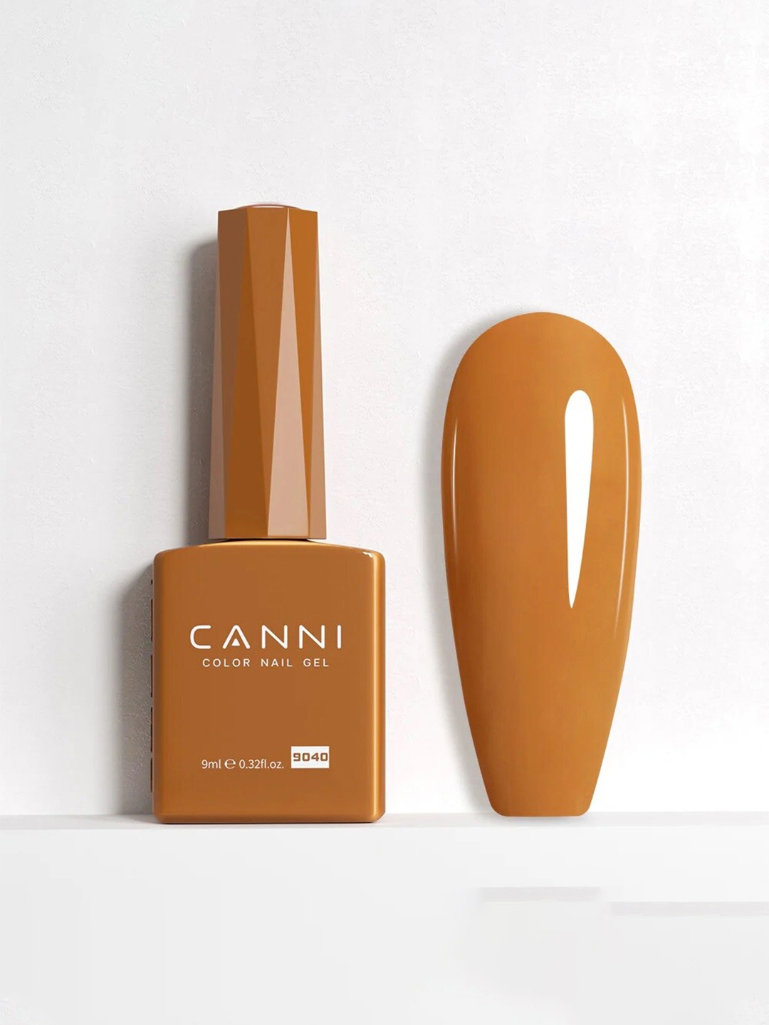 

CANNI Color Nail Gel UV LED Long Lasting Nail Polish 9ml - Shade 9040, Brown